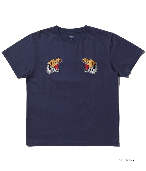 Lot No. TT78996 / SUKA T-SHIRT EMBROIDERED ��GOLD TIGER��