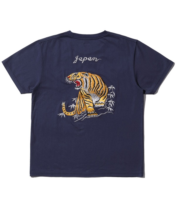 Lot No. TT78996 / SUKA T-SHIRT EMBROIDERED ��GOLD TIGER��