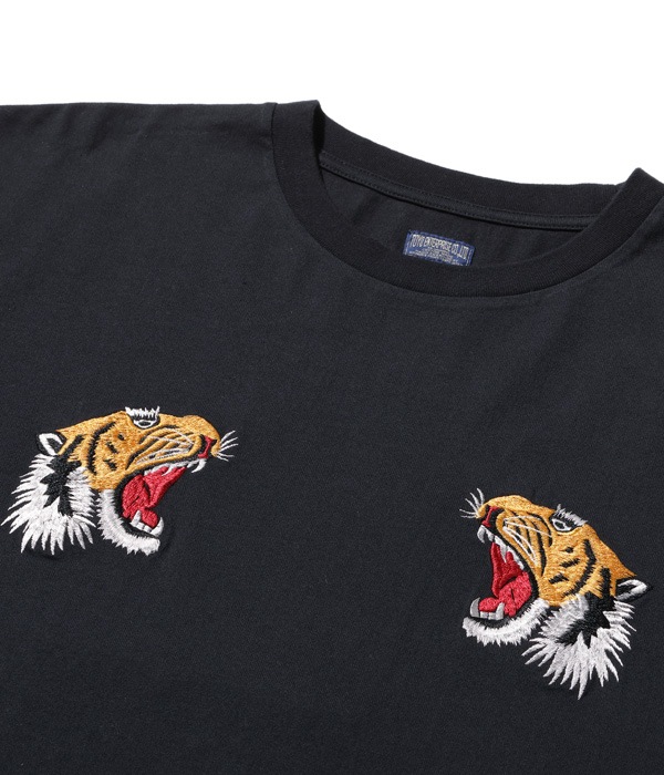 Lot No. TT78996 / SUKA T-SHIRT EMBROIDERED ��GOLD TIGER��