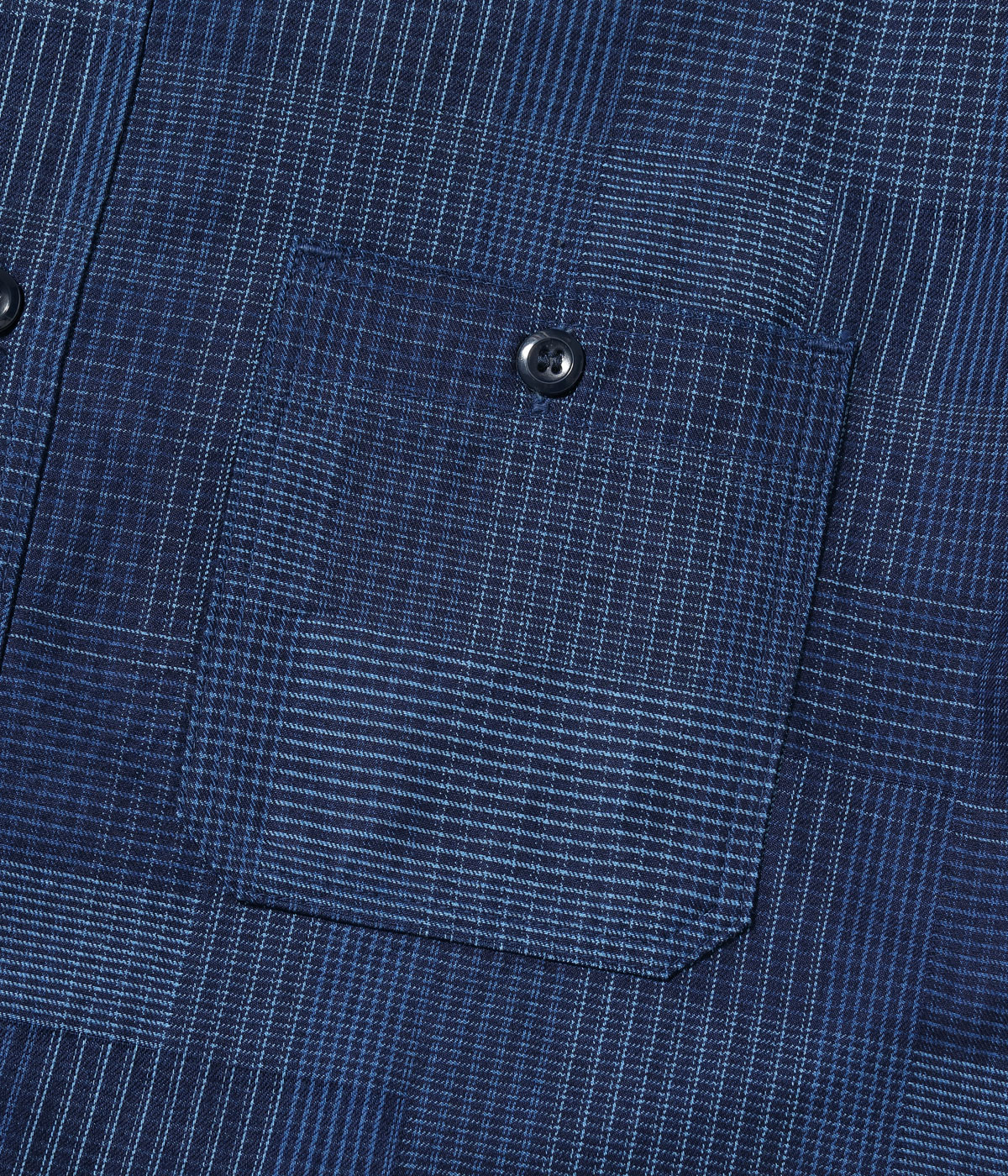 Lot No. SC29588 / INDIGO PATCHWORK WORK SHIRT