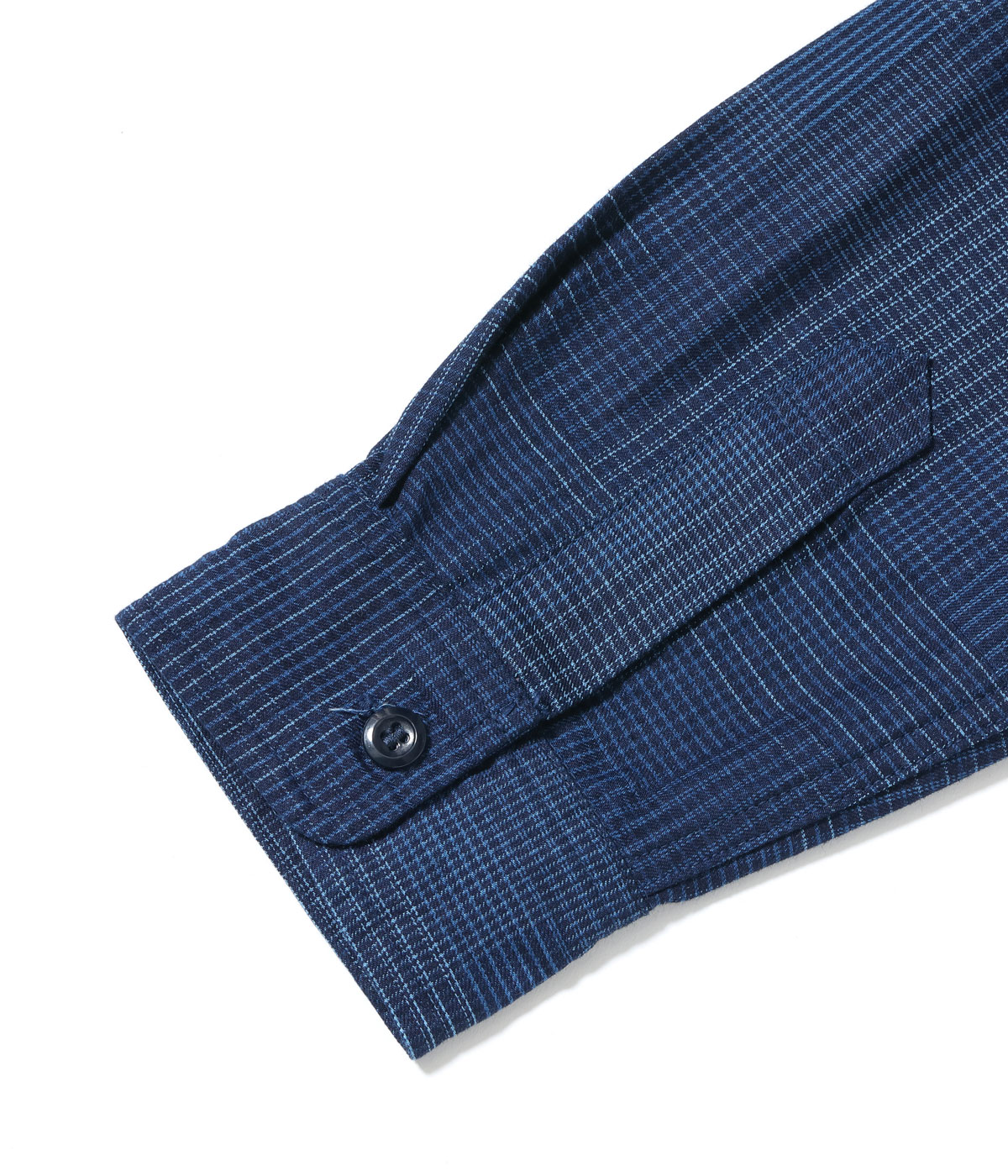 Lot No. SC29588 / INDIGO PATCHWORK WORK SHIRT