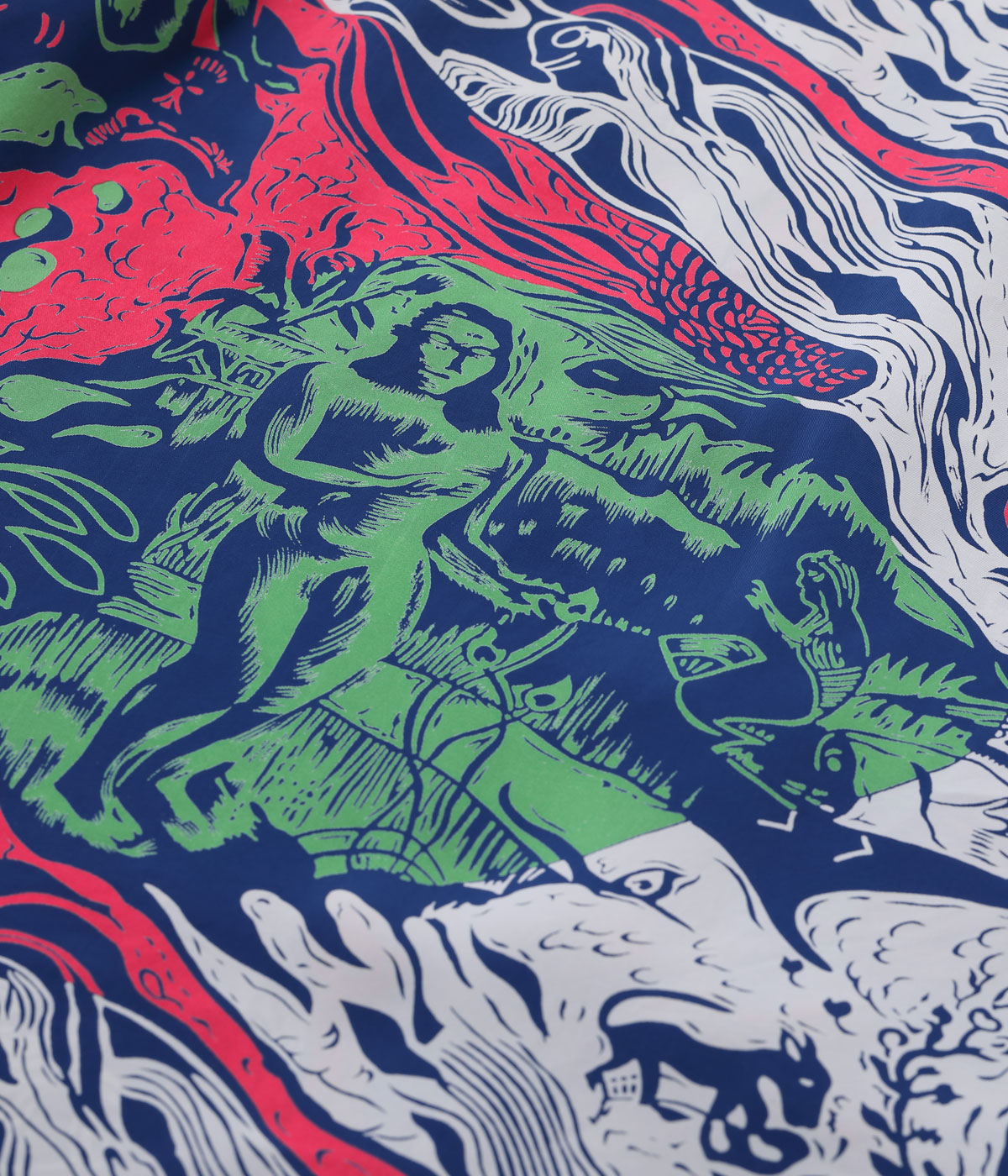 Lot No. SS29674 / SUN SURF SPECIAL EDITION ��GAUGUIN WOODCUT MYSTIC�� (LONG SLEEVE)