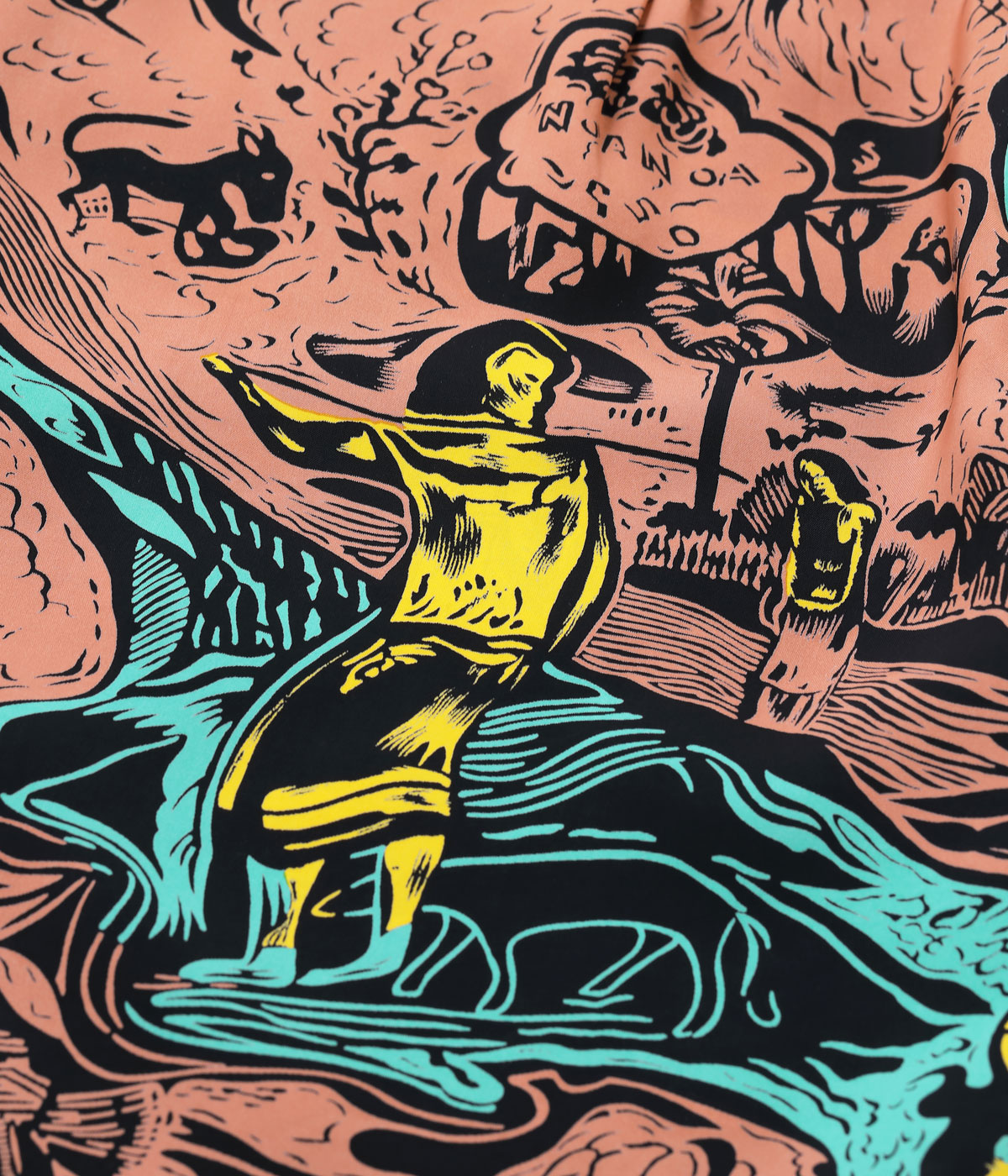 Lot No. SS29674 / SUN SURF SPECIAL EDITION ��GAUGUIN WOODCUT MYSTIC�� (LONG SLEEVE)