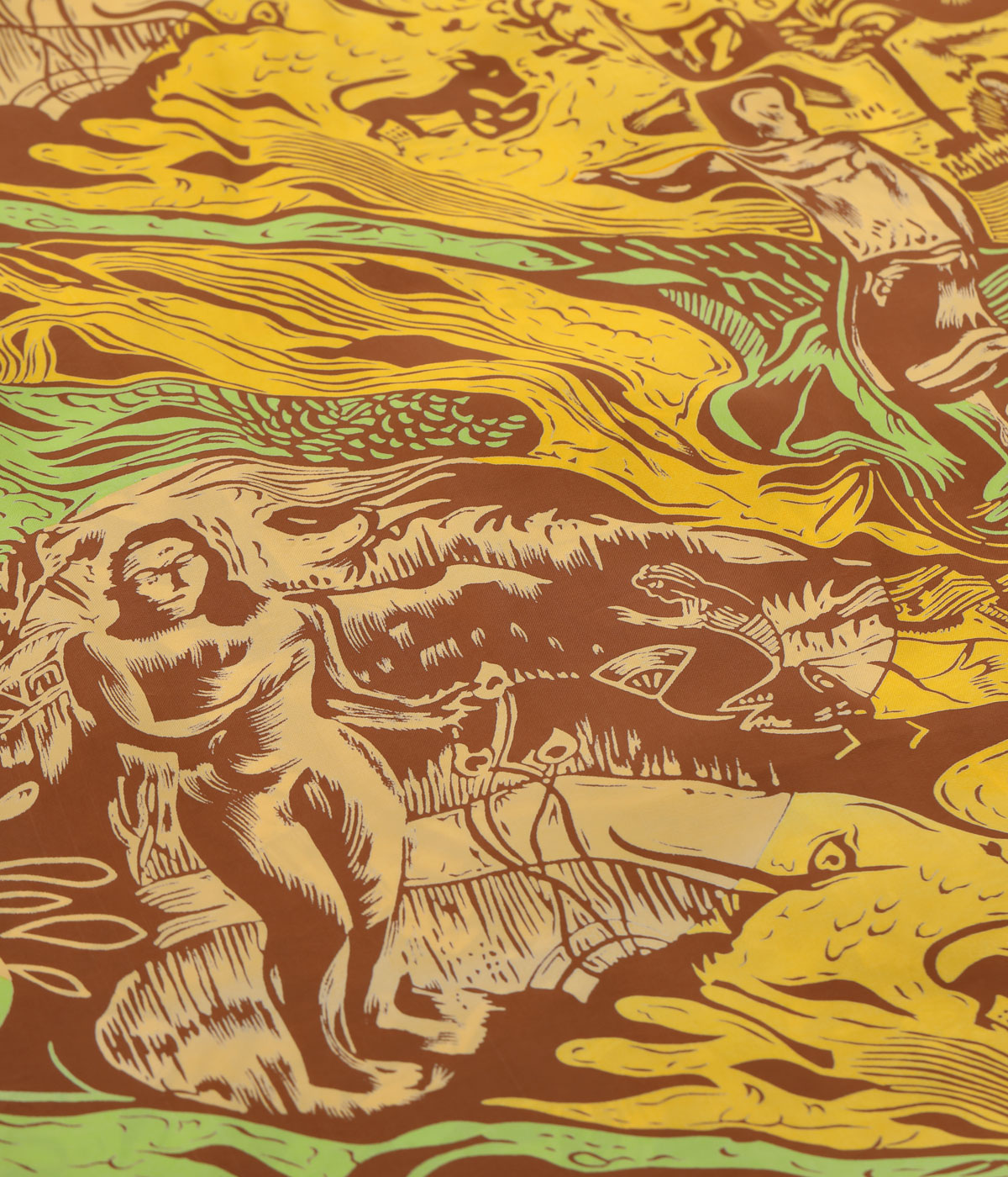 Lot No. SS29674 / SUN SURF SPECIAL EDITION ��GAUGUIN WOODCUT MYSTIC�� (LONG SLEEVE)