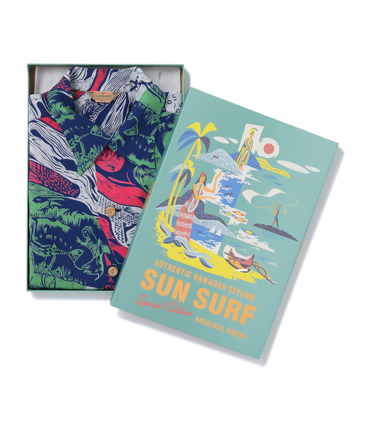 Lot No. SS29674 / SUN SURF SPECIAL EDITION ��GAUGUIN WOODCUT MYSTIC�� (LONG SLEEVE)