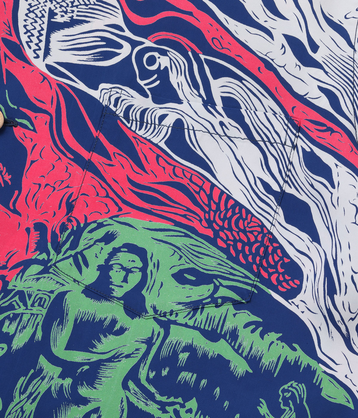 Lot No. SS29674 / SUN SURF SPECIAL EDITION ��GAUGUIN WOODCUT MYSTIC�� (LONG SLEEVE)