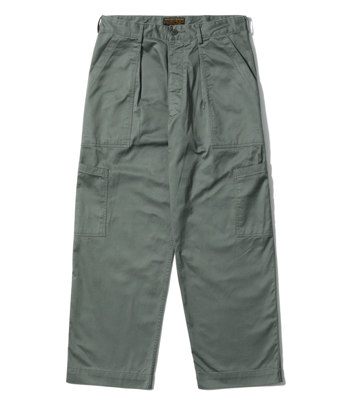 Lot No. BR42636 / TROUSERS, UTILITY, COTTON SAGE GREEN