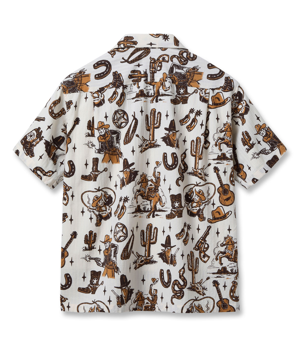 Lot No. SH39706 / DOBBY COTTON OPEN SHIRT ��THE WESTERNER" by VINCE RAY