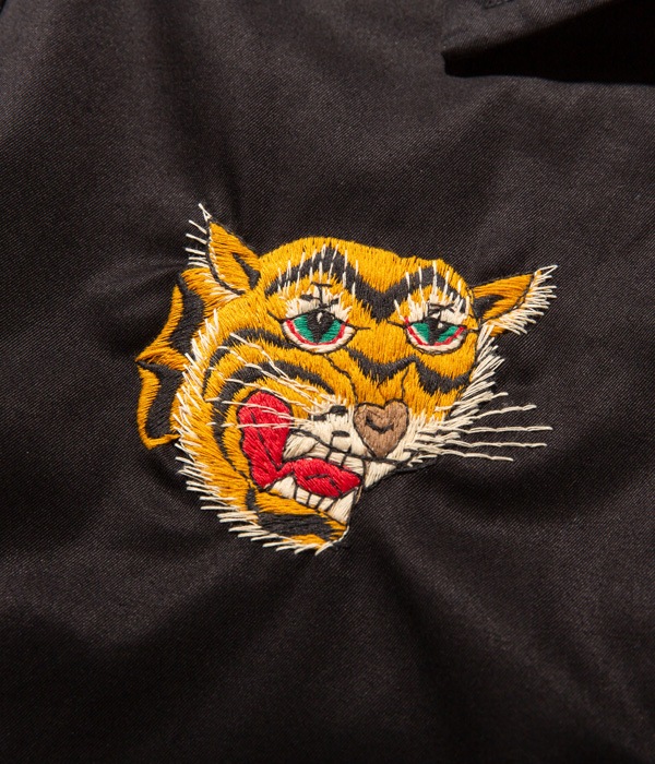 Lot No. TT14654-119 / Late 1960s Style Cotton Vietnam Jacket VIETNAM MAP (BLACK)