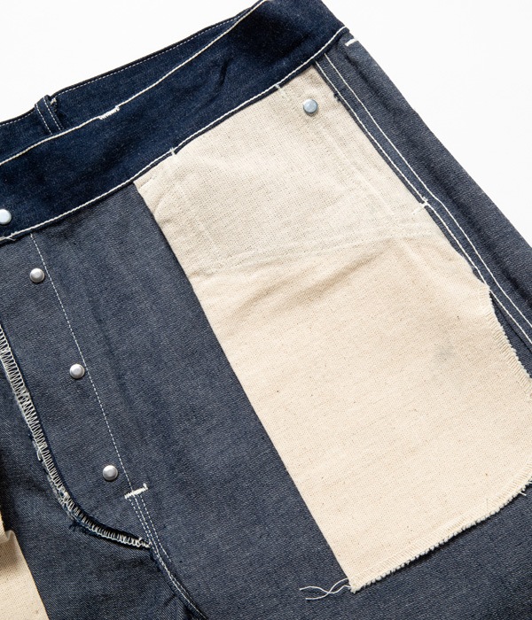 Lot No. HD41883  / HEADLIGHT 9.5oz. BLUE DENIM LATE 1940's DUNGAREES