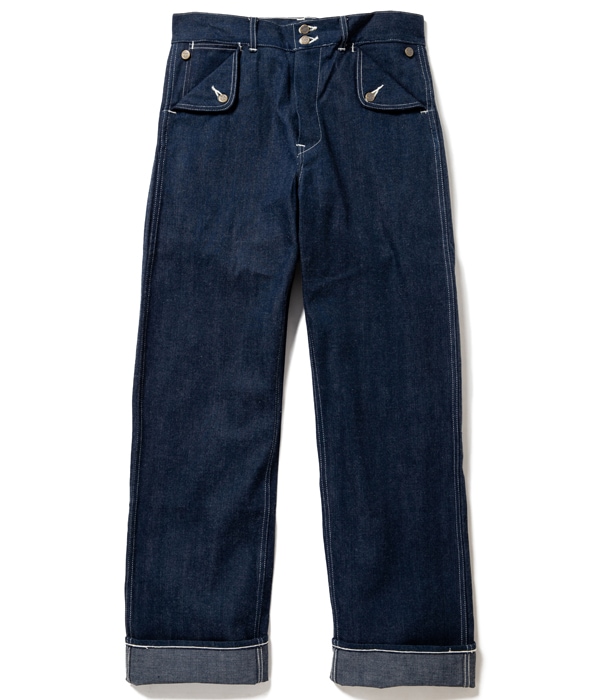 Lot No. HD41883 / HEADLIGHT 9.5oz. BLUE DENIM LATE 1940's DUNGAREES