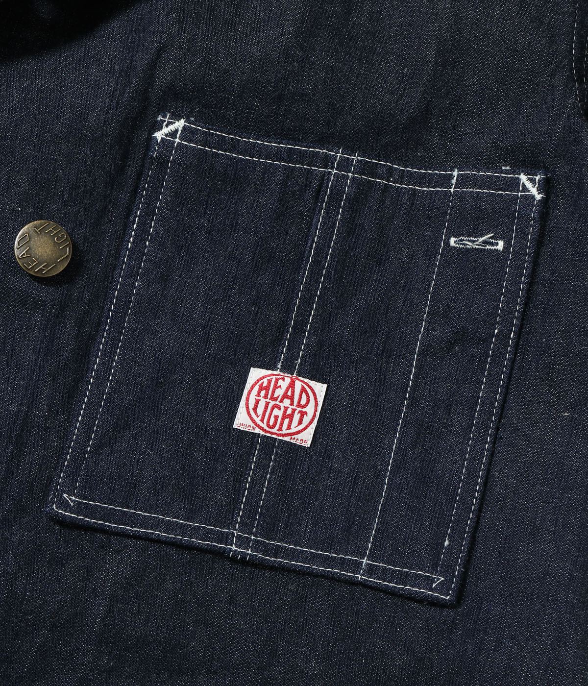 2025ǯ12������ͽ�� / Lot No. HD15844 / HEADLIGHT 9.5oz. SPECIAL WEAVE DENIM DOUBLE BREASTED COAT