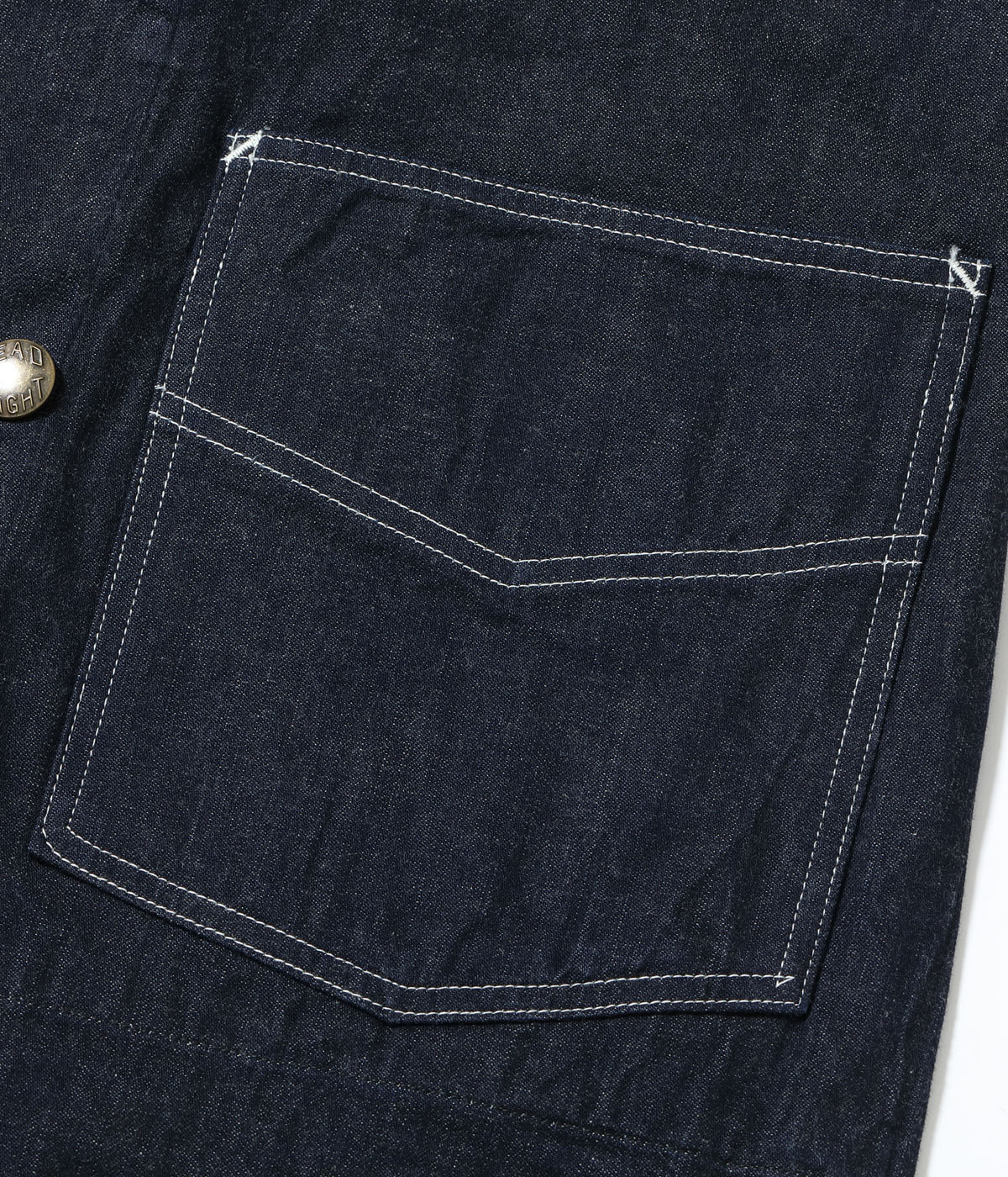 2025ǯ12������ͽ�� / Lot No. HD15844 / HEADLIGHT 9.5oz. SPECIAL WEAVE DENIM DOUBLE BREASTED COAT