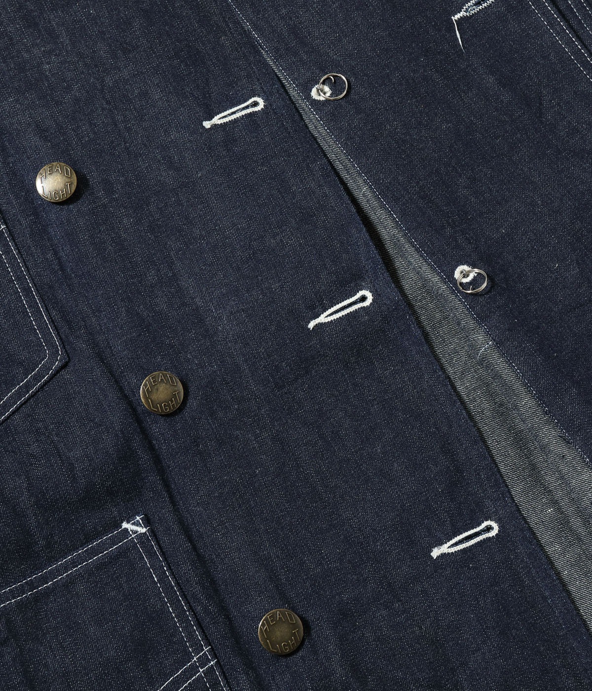 2025ǯ12������ͽ�� / Lot No. HD15844 / HEADLIGHT 9.5oz. SPECIAL WEAVE DENIM DOUBLE BREASTED COAT