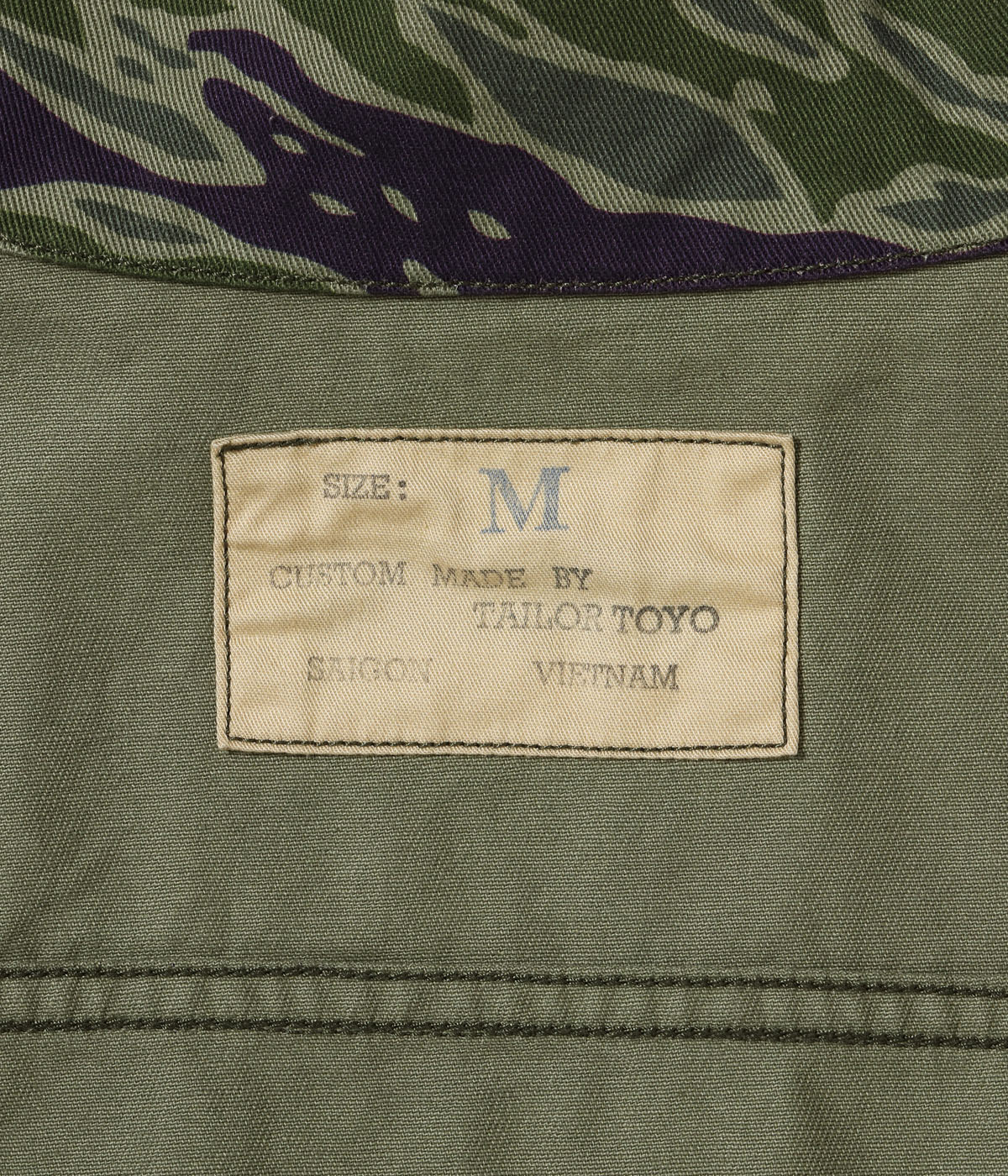 2026ǯ7��31������ / Lot No. TT15981 / Tiger Camouflage Vietnam Tour Jacket ��7th COMM.��
