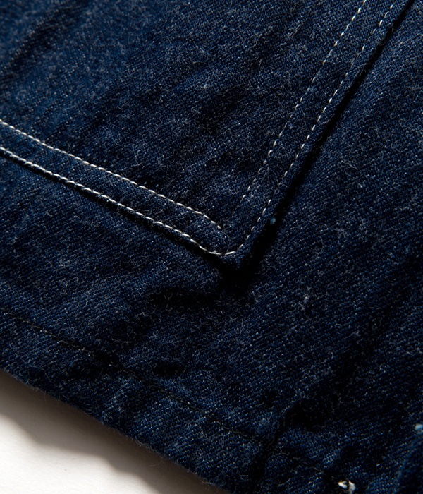 Lot No. HD14553 / HEADLIGHT 9.5oz. BLUE DENIM WWII WORK COAT