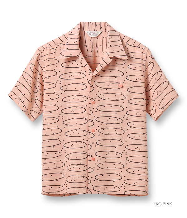 Lot No. SH38880 / HIGH DENSITY RAYON OPEN SHIRT HIGH-HAT