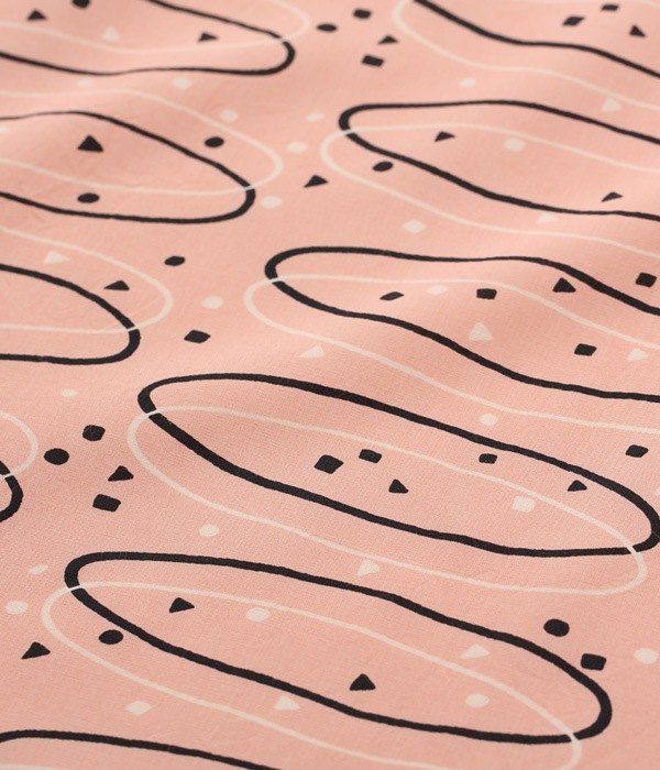 Lot No. SH38880 / HIGH DENSITY RAYON OPEN SHIRT HIGH-HAT