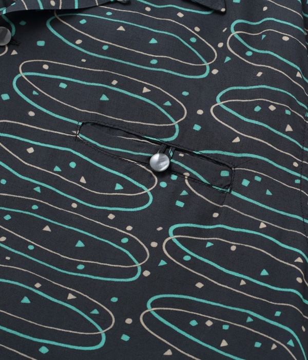 Lot No. SH38880 / HIGH DENSITY RAYON OPEN SHIRT HIGH-HAT