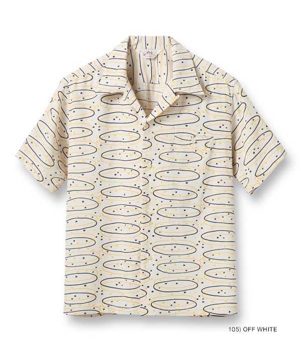 Lot No. SH38880 / HIGH DENSITY RAYON OPEN SHIRT HIGH-HAT