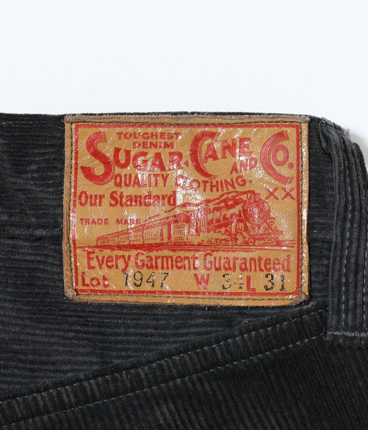 Lot No. SC42483 / 9W CORDUROY 5POCKET PANTS PIGMENT DYED