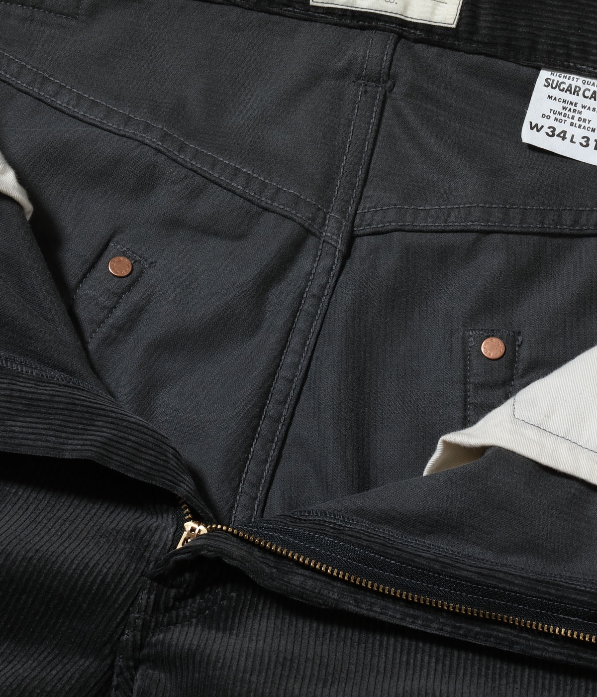 Lot No. SC42483 / 9W CORDUROY 5POCKET PANTS PIGMENT DYED