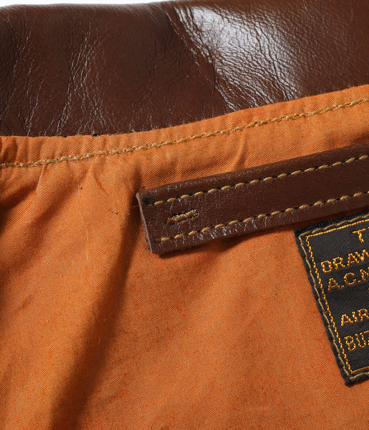 Lot No. BR80659 / Type A-2 A.C. No.W535 ac 29191 BUZZ RICKSON MFG.CORP.