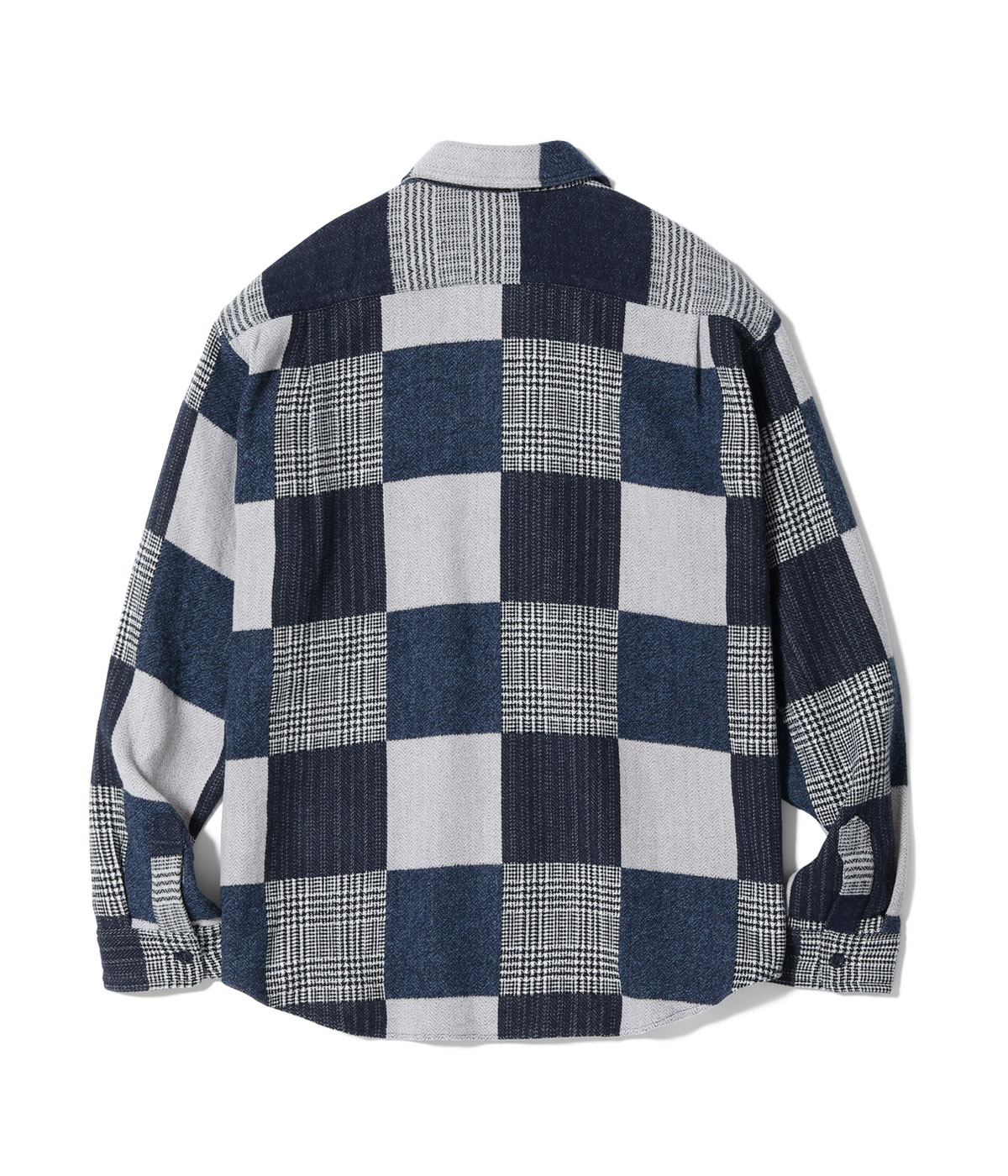 Lot No. SC29589 / PATCHWORK CHECK WORK SHIRT