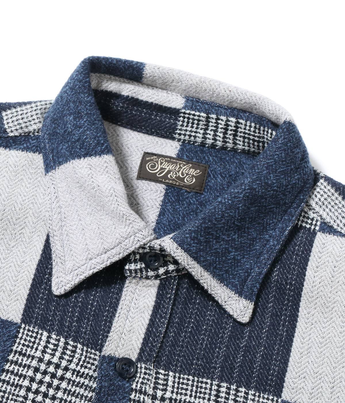Lot No. SC29589 / PATCHWORK CHECK WORK SHIRT