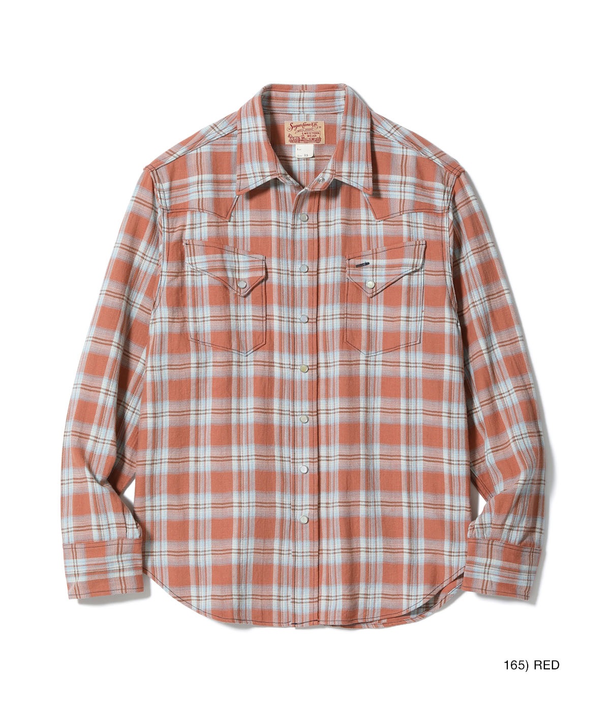 2026ǯ4��8�������� / Lot No. SC29687 / WASHER HERRINGBONE CHECK WESTERN SHIRT