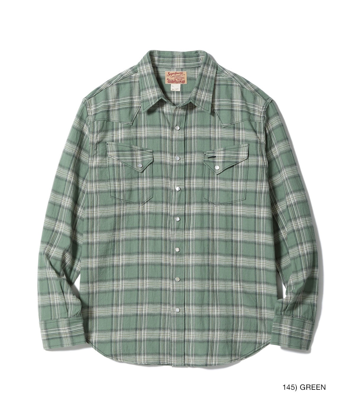 2026ǯ4��8�������� / Lot No. SC29687 / WASHER HERRINGBONE CHECK WESTERN SHIRT
