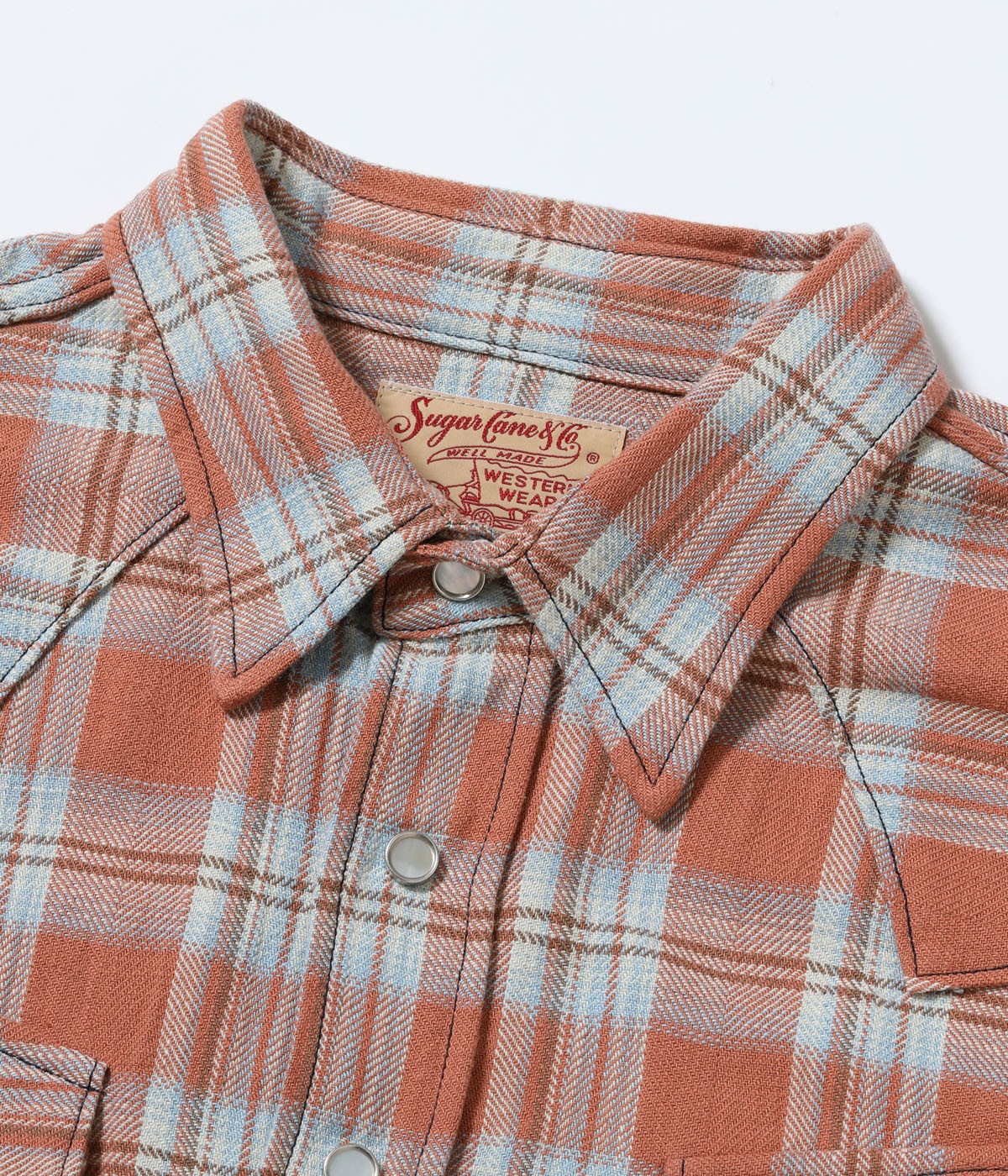 2026ǯ4��8�������� / Lot No. SC29687 / WASHER HERRINGBONE CHECK WESTERN SHIRT
