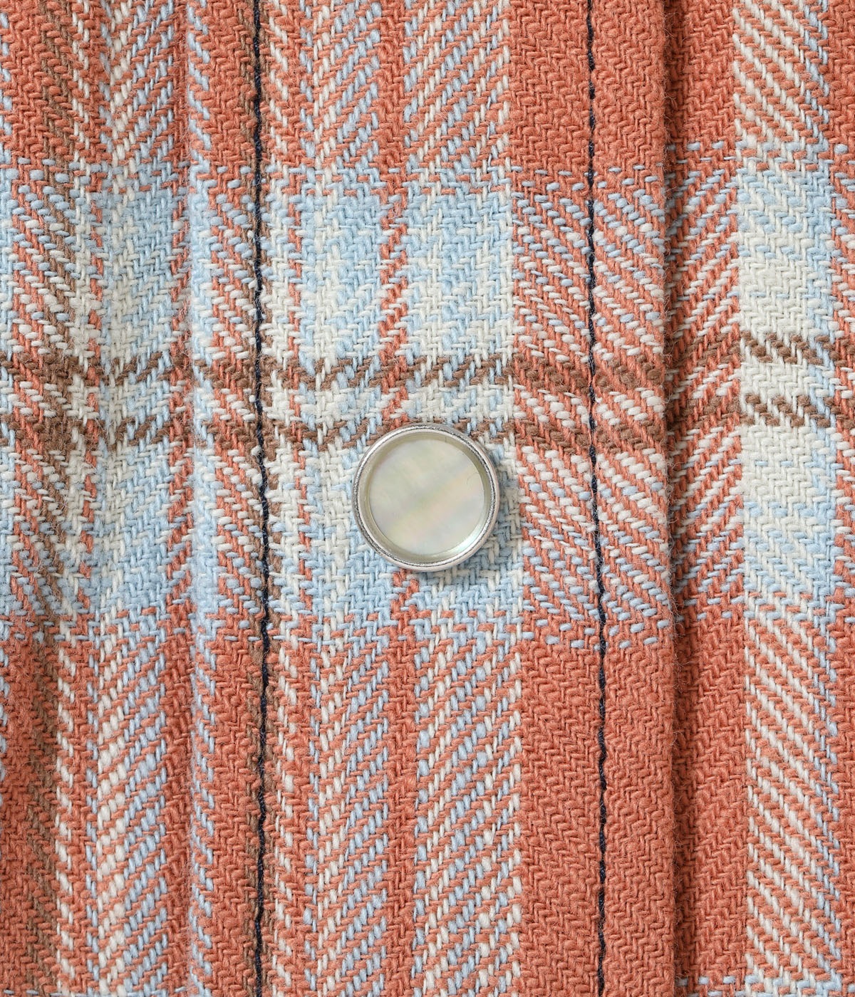 2026ǯ4��8�������� / Lot No. SC29687 / WASHER HERRINGBONE CHECK WESTERN SHIRT