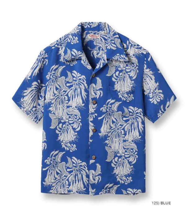 Lot No. SS39021 / RAYON HAWAIIAN SHIRT ��TRUMPET VINE��