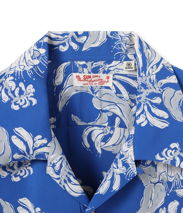 Lot No. SS39021 / RAYON HAWAIIAN SHIRT ��TRUMPET VINE��