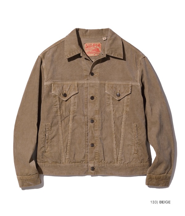 Lot No. SC15296 / SUMMER CORDUROY TRACKER JACKET PIGMENT DYED