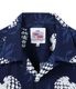 Lot No. DK39641 / DUKE KAHANAMOKU INDIGO COTTON HAWAIIAN SHIRT ��DUKE'S PINEAPPLE��