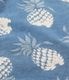 Lot No. DK39641 / DUKE KAHANAMOKU INDIGO COTTON HAWAIIAN SHIRT ��DUKE'S PINEAPPLE��
