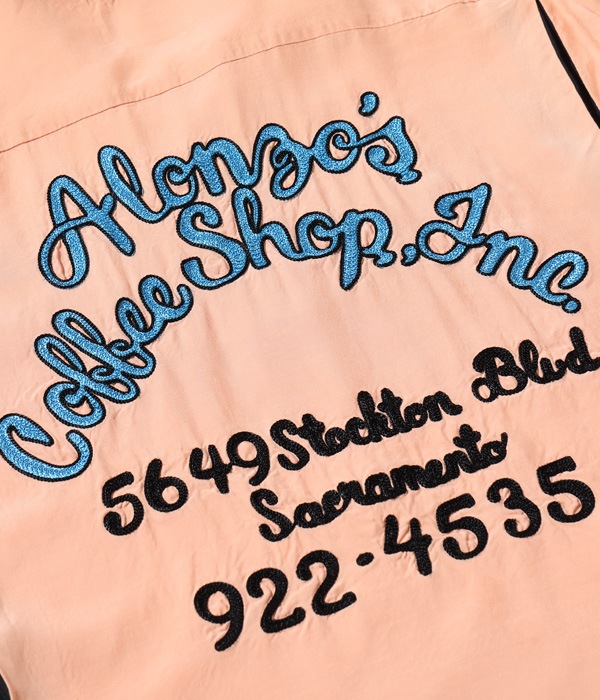 Lot No. SE39058 / RAYON BOWLING SHIRT ��ALONZO'S COFFEE SHOP INC.��