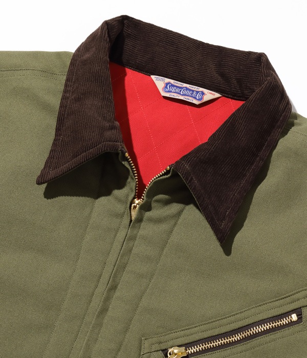 Lot No. SC15401 / CANVAS PADDED WORK JACKET