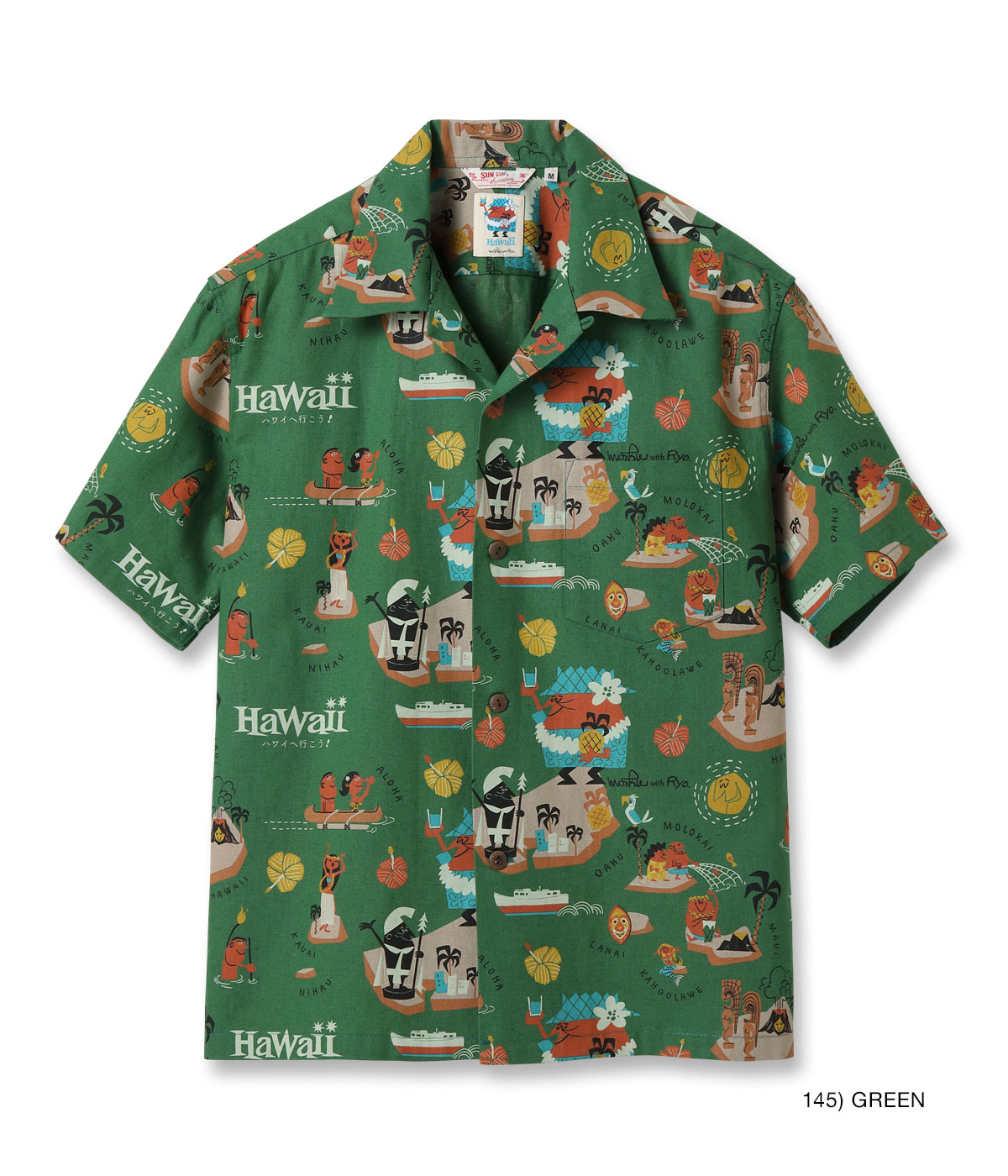 Lot No. SS39333 / COTTON �� LINEN HOPSACK OPEN SHIRT �ȥϥ磻�عԤ������� by ������ʿ with MOOKIE