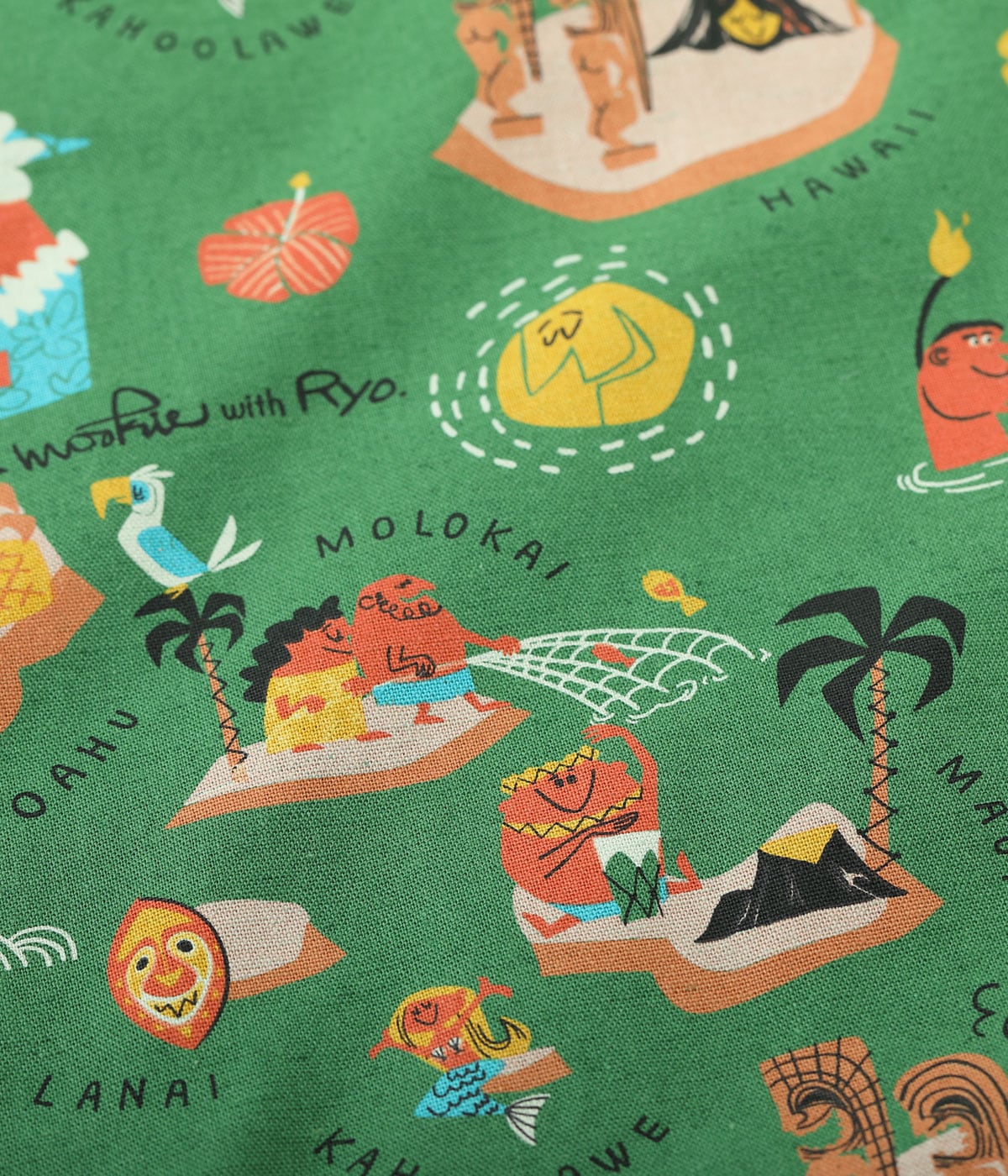 Lot No. SS39333 / COTTON �� LINEN HOPSACK OPEN SHIRT �ȥϥ磻�عԤ������� by ������ʿ with MOOKIE