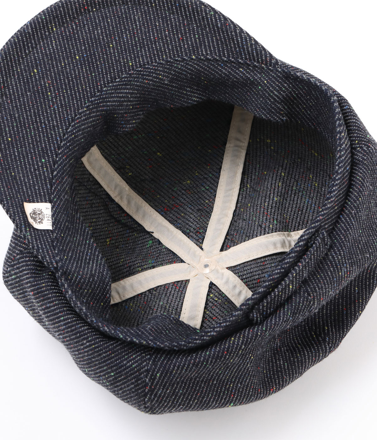 Lot No. SC02768 / FICTION ROMANCE 13.7oz. INDIGO NEP DENIM APPLEJACK CAP