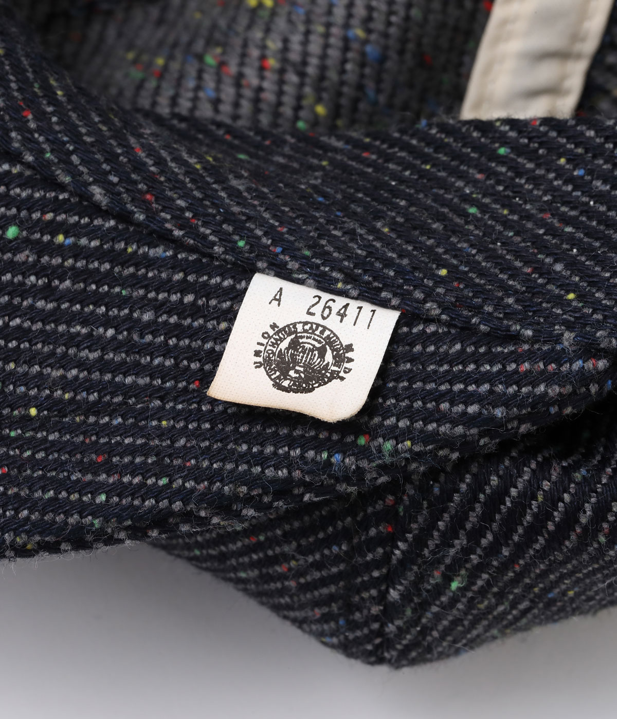 Lot No. SC02768 / FICTION ROMANCE 13.7oz. INDIGO NEP DENIM APPLEJACK CAP