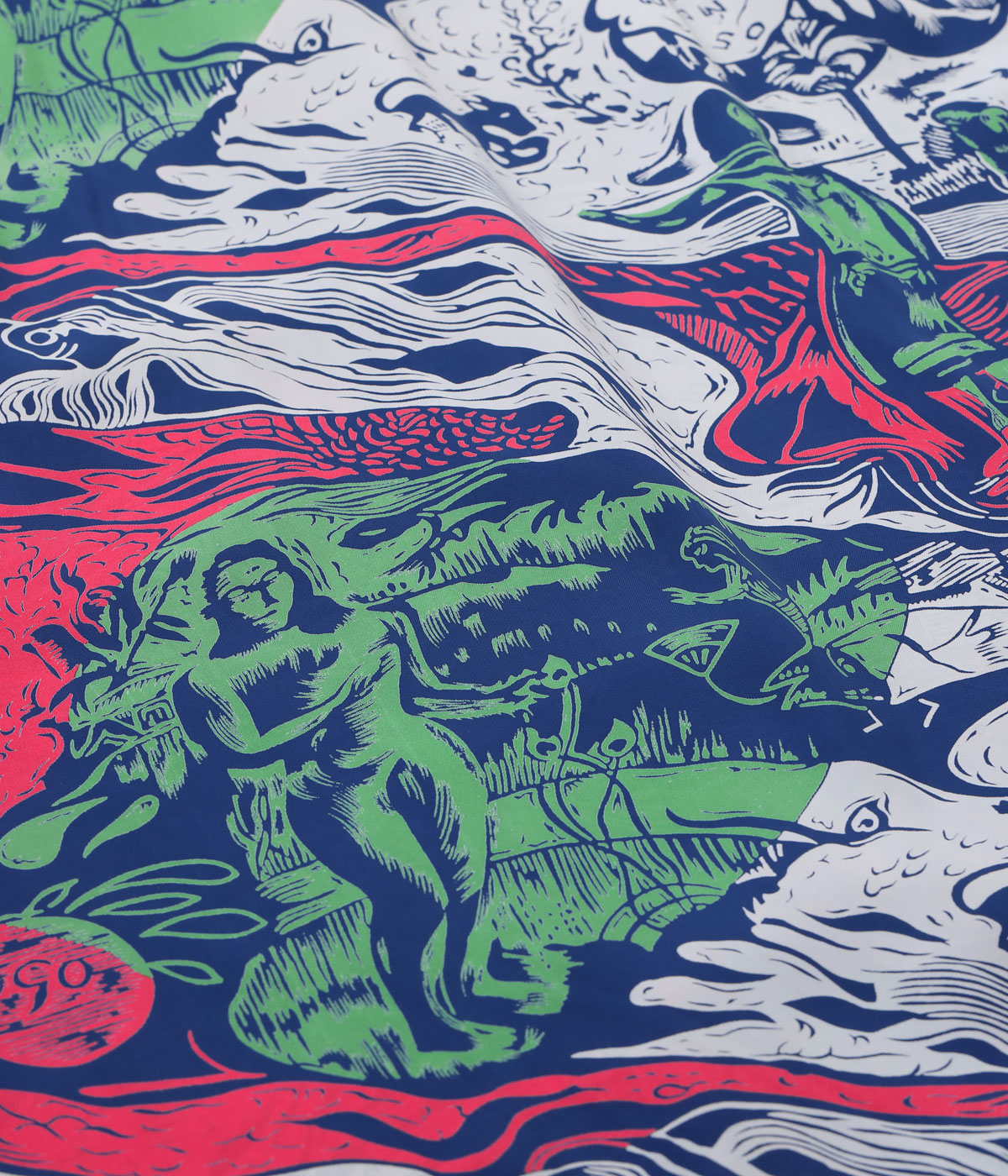 Lot No. SS39673 / SUN SURF SPECIAL EDITION ��GAUGUIN WOODCUT MYSTIC�� (SHORT SLEEVE)