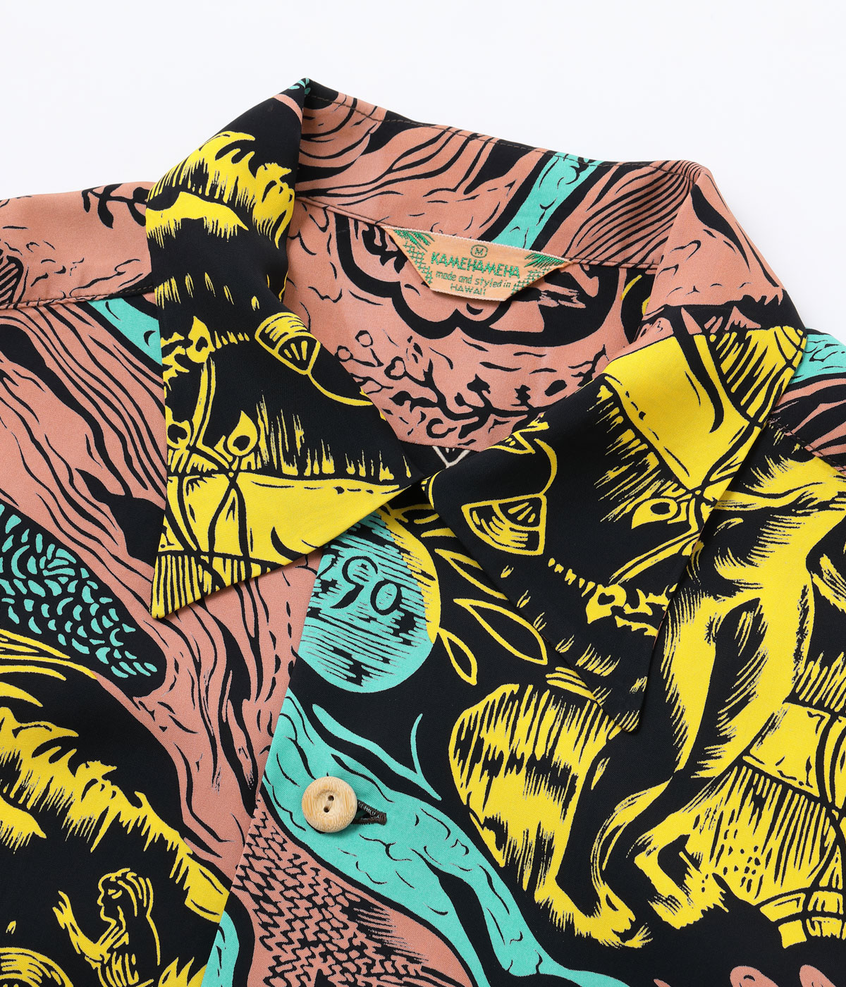 Lot No. SS39673 / SUN SURF SPECIAL EDITION ��GAUGUIN WOODCUT MYSTIC�� (SHORT SLEEVE)