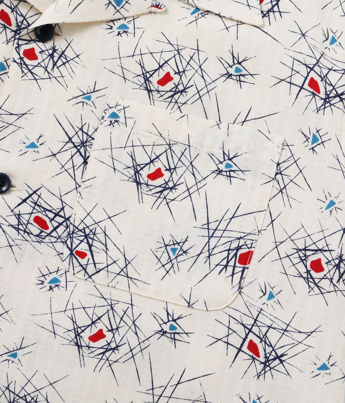 Lot No. SH39715 / DOBBY COTTON OPEN SHIRT ��ATOMIC��