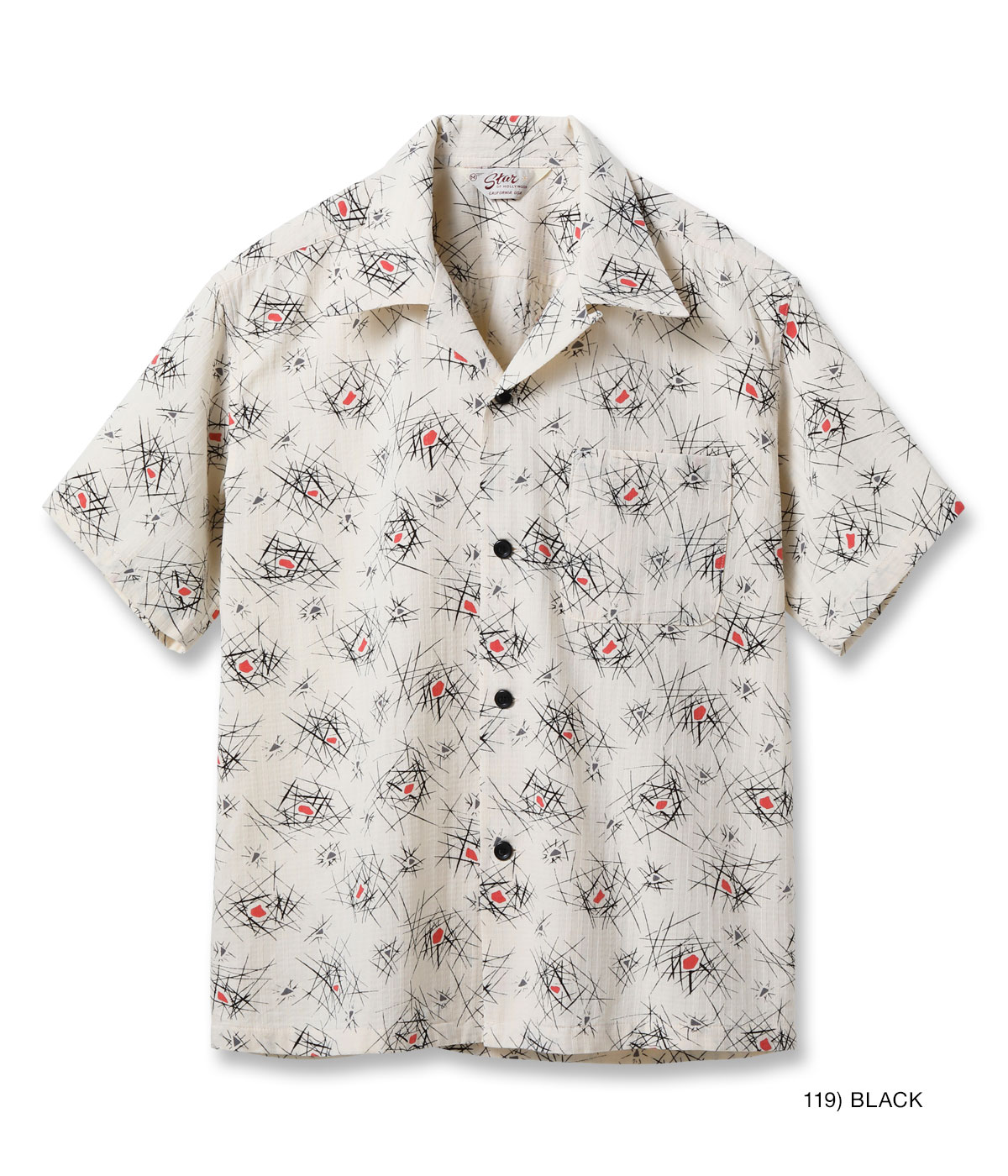 Lot No. SH39715 / DOBBY COTTON OPEN SHIRT ��ATOMIC��