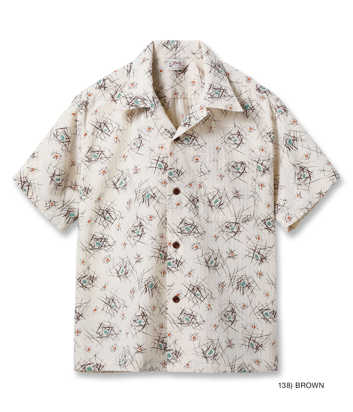 Lot No. SH39715 / DOBBY COTTON OPEN SHIRT ��ATOMIC��