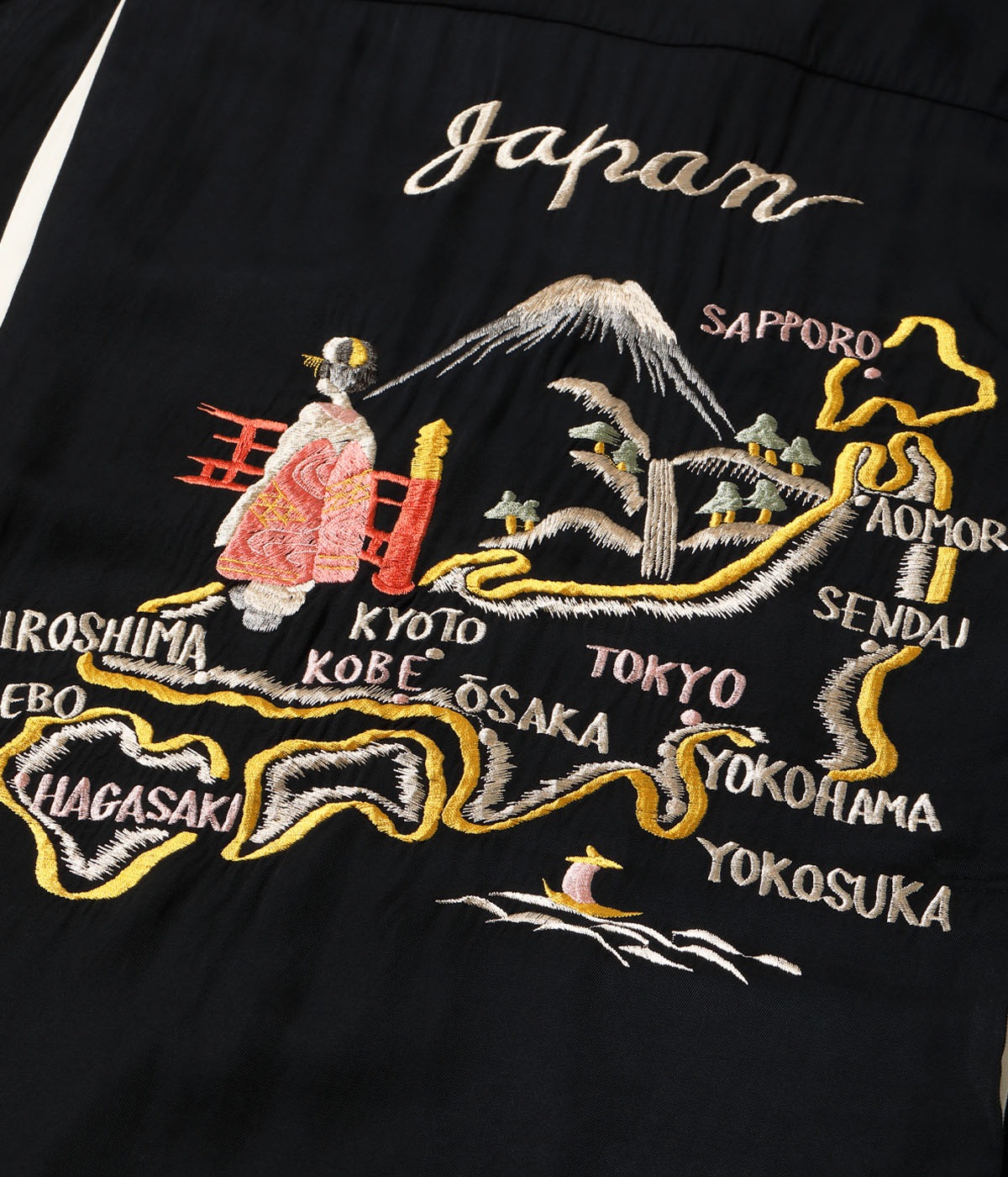 Lot No. TT39699 / SUKA SHIRT ��JAPAN MAP��